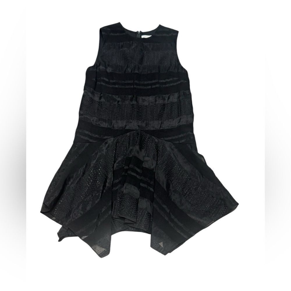 CAMILLA AND MARC women’s black Dallas baby doll Mini fit & flare mini dress sz 4